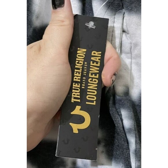 True Religion Logo Loungewear Tie-Dye Shorts Mens Size S #k - Picture 4 of 4